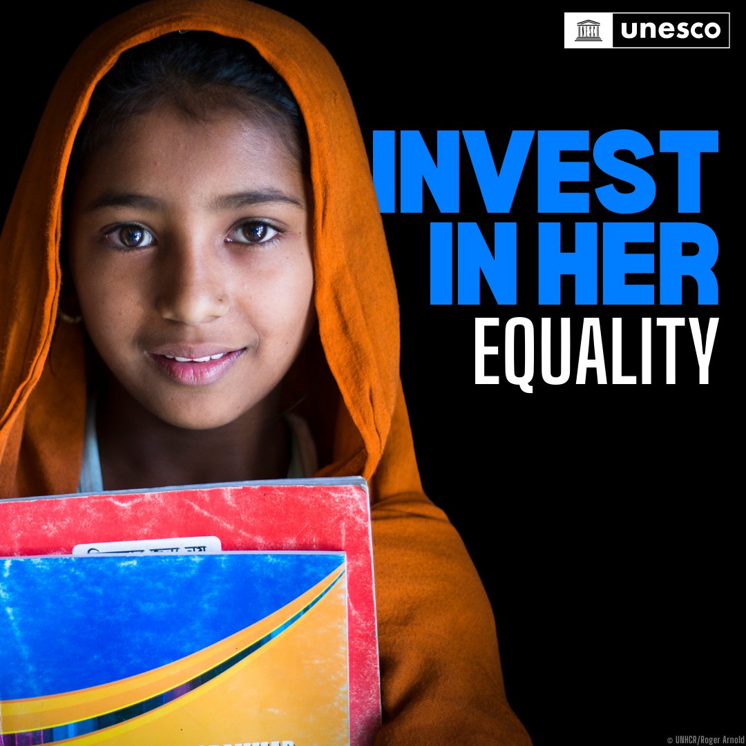 There is progress in achieving gender equality in education. But in some poor areas, only 22 young women are in school for every 100 young men. Let's celebrate progress but also #InvestInWomen education for gender equality! bit.ly/hereducationou… #HerEducationOurFuture
