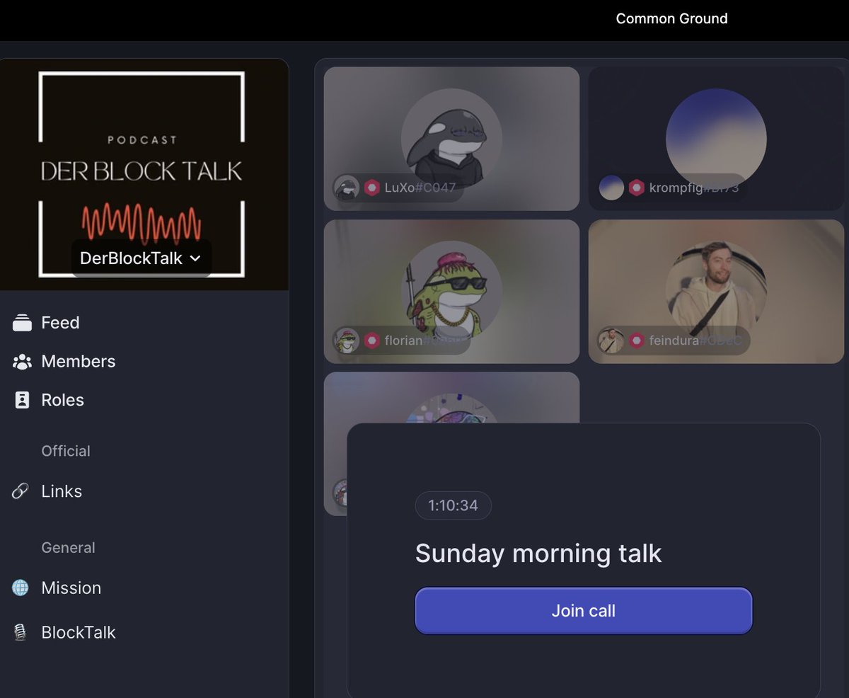CommonGround_cg's tweet photo. Nothing beats a sunday morning talk in your community with the homies 🤝🫳🏻👌🏽🫰🏽🤙🏿

On Common Ground serendipity is not a coincidence: it's a design pattern ☯️ https://t.co/RgH3sQP9SN