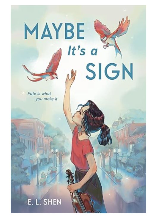 #bookaday Maybe It’s a Sign @ELShenWrites Loved this book abt loss, grief, family and cooking as Freya tries to find her way after her dad dies. She thinks she sees signs from dad to never give up. What helps her healing? #recipes