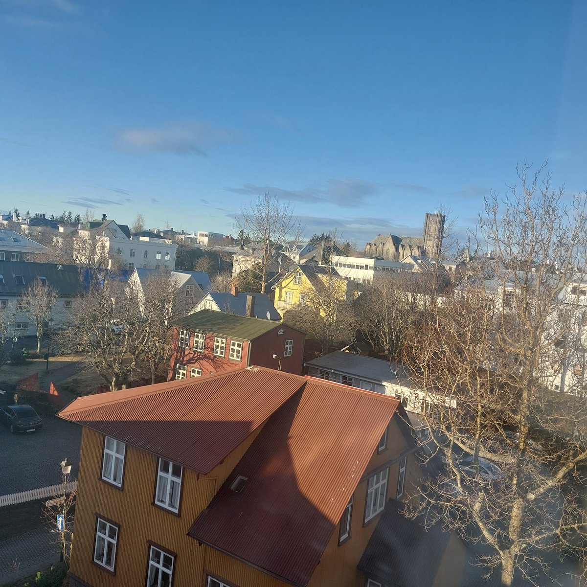RickieWrites's tweet photo. Good morning from Reykjavik.
#ViewFromTheRoom https://t.co/8BjOfCksDd