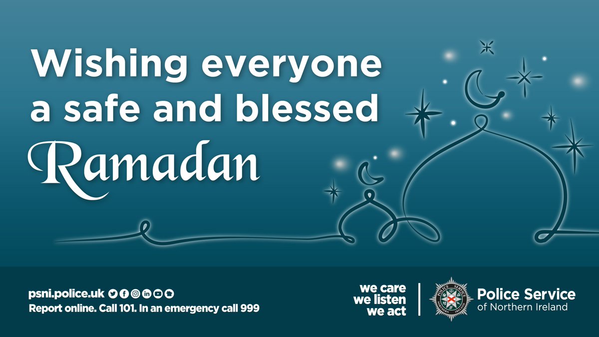 We wish all our Muslim friends and colleagues a safe and blessed Ramadan.