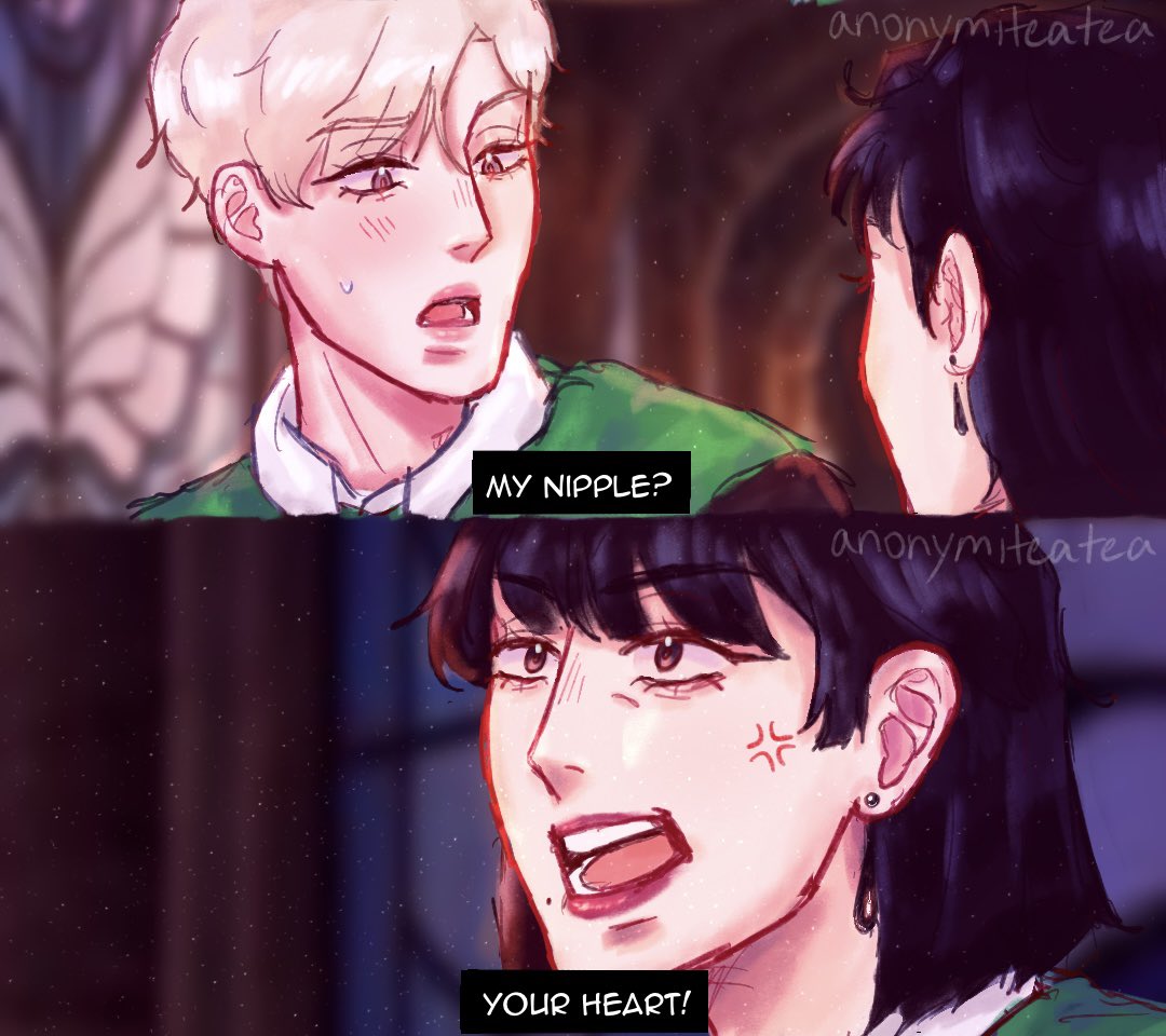 Pansy tries to cheer Draco up instead of teasing him as usual…

#drarry #hpdm
