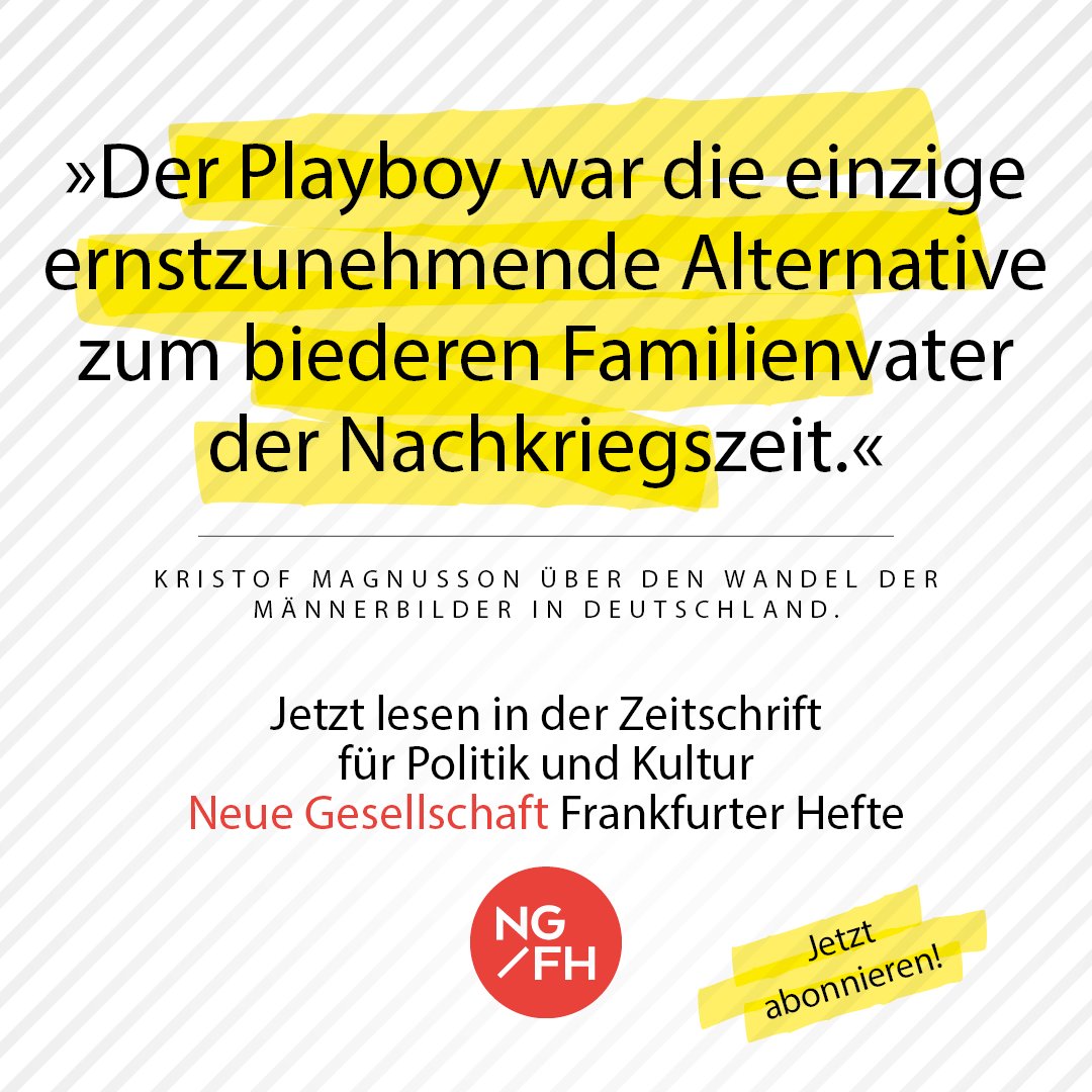 Kristof Magnusson @einmannderkunst in der aktuellen Ausgabe »Oh Mann!« Über Macht und #Männlichkeit, #Männerpolitik, Revolution der Rollenbilder?, Gewalt in Beziehungen, Frauen als Komplizinnen des patriarchalen Systems u.v.m. dietz-verlag.de/ngfh