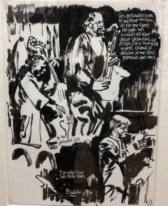 Blutch, New York, 1995.
« Quand je dessine je me sens partout chez moi »… 