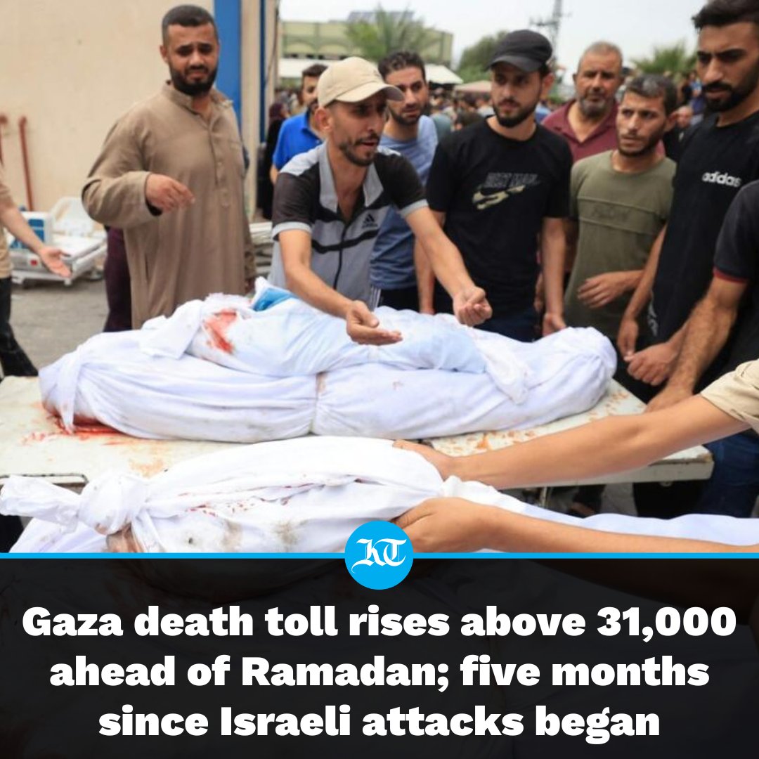 The latest #deathtoll includes 85 fatalities over the past 24 hours, a ministry statement said, adding that 72,654 people have been wounded in #Gaza since the war began on October 7.

Read more: khaleejtimes.com/world/mena/gaz…