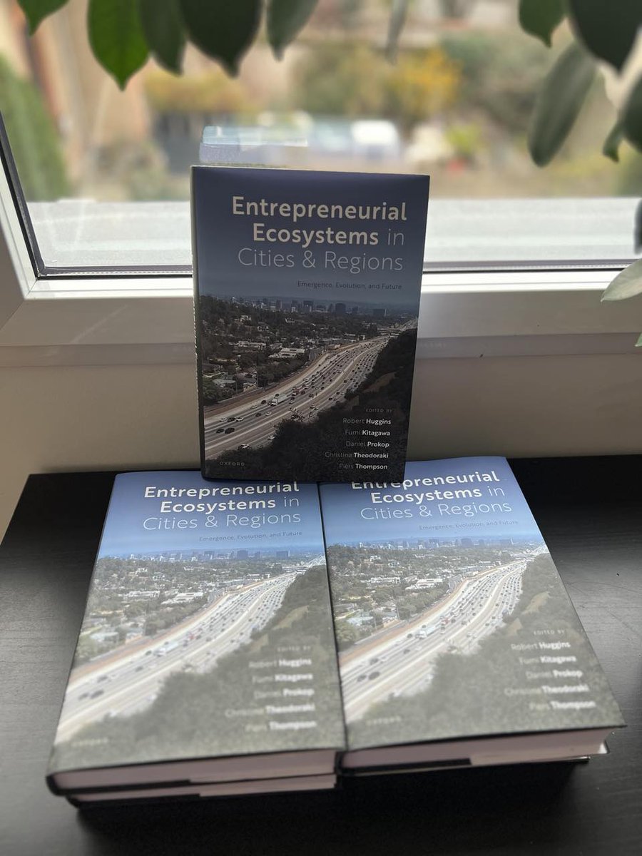 📢[New book] "Entrepreneurial Ecosystems in Cities and Regions: Emergence, Evolution, and Future" by Oxford University Press 🚀

👉Book info: lnkd.in/eHBsQBtw
💰Promotion code ASFLYQ6 to save 30%
🎥Video: lnkd.in/eqTsBm5c 
🎬Video: lnkd.in/egWQHGdA
