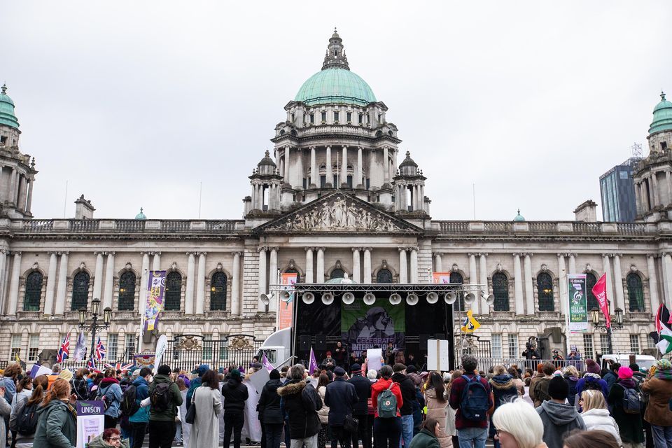 'Reclaim The Agenda added: “We condemn the actions of often faceless people online posting hate speech who are appropriating feminism and aligning themselves with right wing and patriarchal movements.' belfasttelegraph.co.uk/news/northern-…