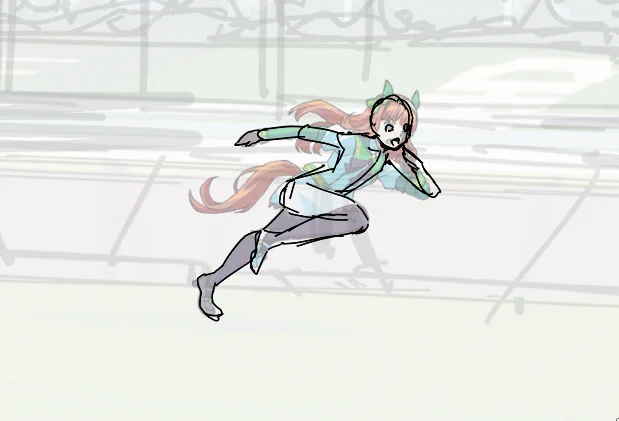 過去の自分の絵添削してる 