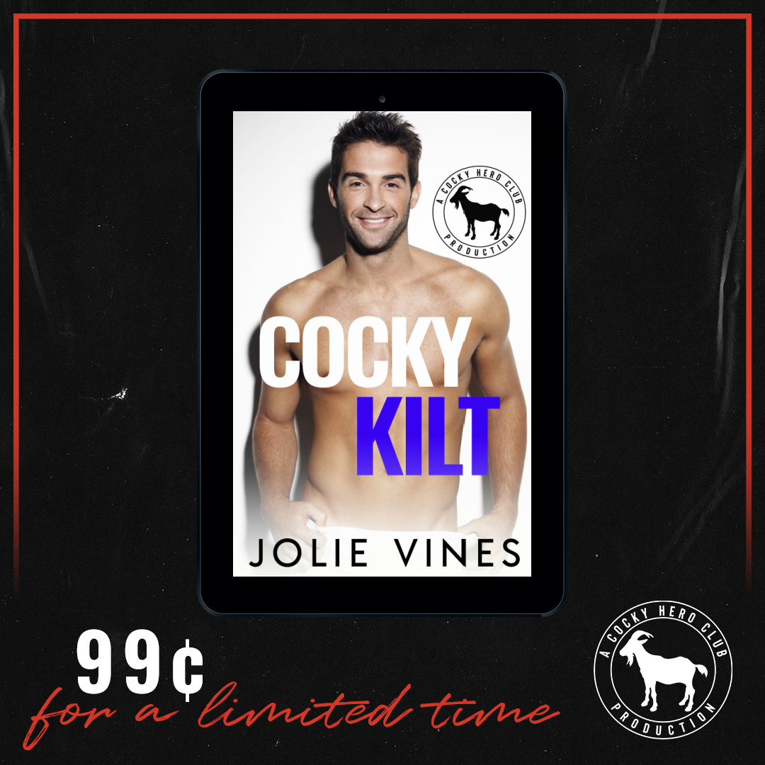 #99c #SALE #KU “Hot, sweet, sexy, romantic, emotional, dramatic, and did I say H-O-T.” Cocky Kilt by Jolie Vines @CockyClub amzn.to/4c6gUGt