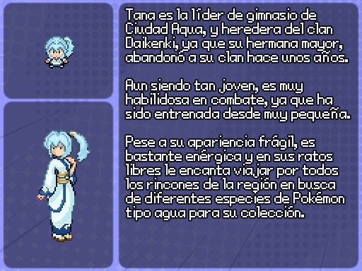 PkmnAmatista's tweet photo. ¡Os presentamos a Tana, la líder de gimnasio de tipo Agua!

Pese a su apariencia frágil, esconde un talento extraordinario para los combates Pokémon.

Tú, y ella estrechareis buenos lazos durante la aventura, pero la gran pregunta es... ¿se reencontrará con su hermana?

¡🔁 y ❤️! https://t.co/2xxqI6aJsl