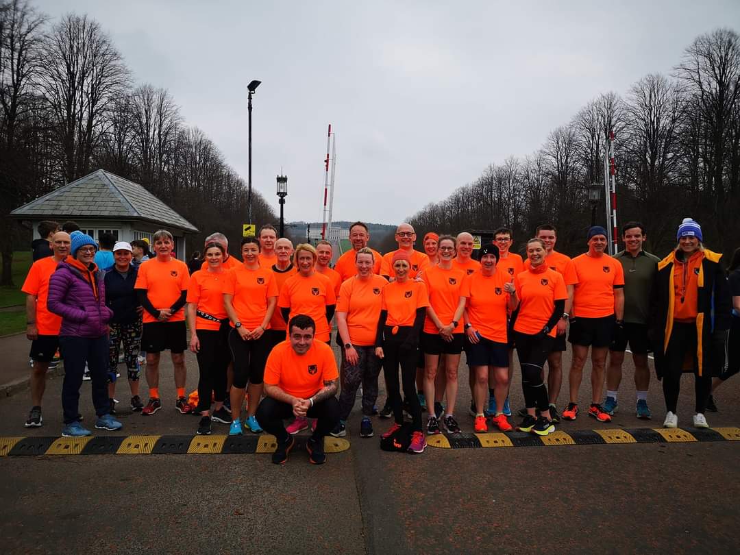 🍊👏🍊 Great to see such a good turnout from the OAC crew at Stormont parkrun yesterday!