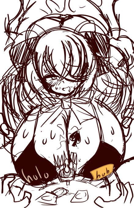 #このタグを見た人はラフ画とその完成絵を見せる
下描きから線画描く時もあるけどラフ描くのもモチベ的に楽しいんよな 