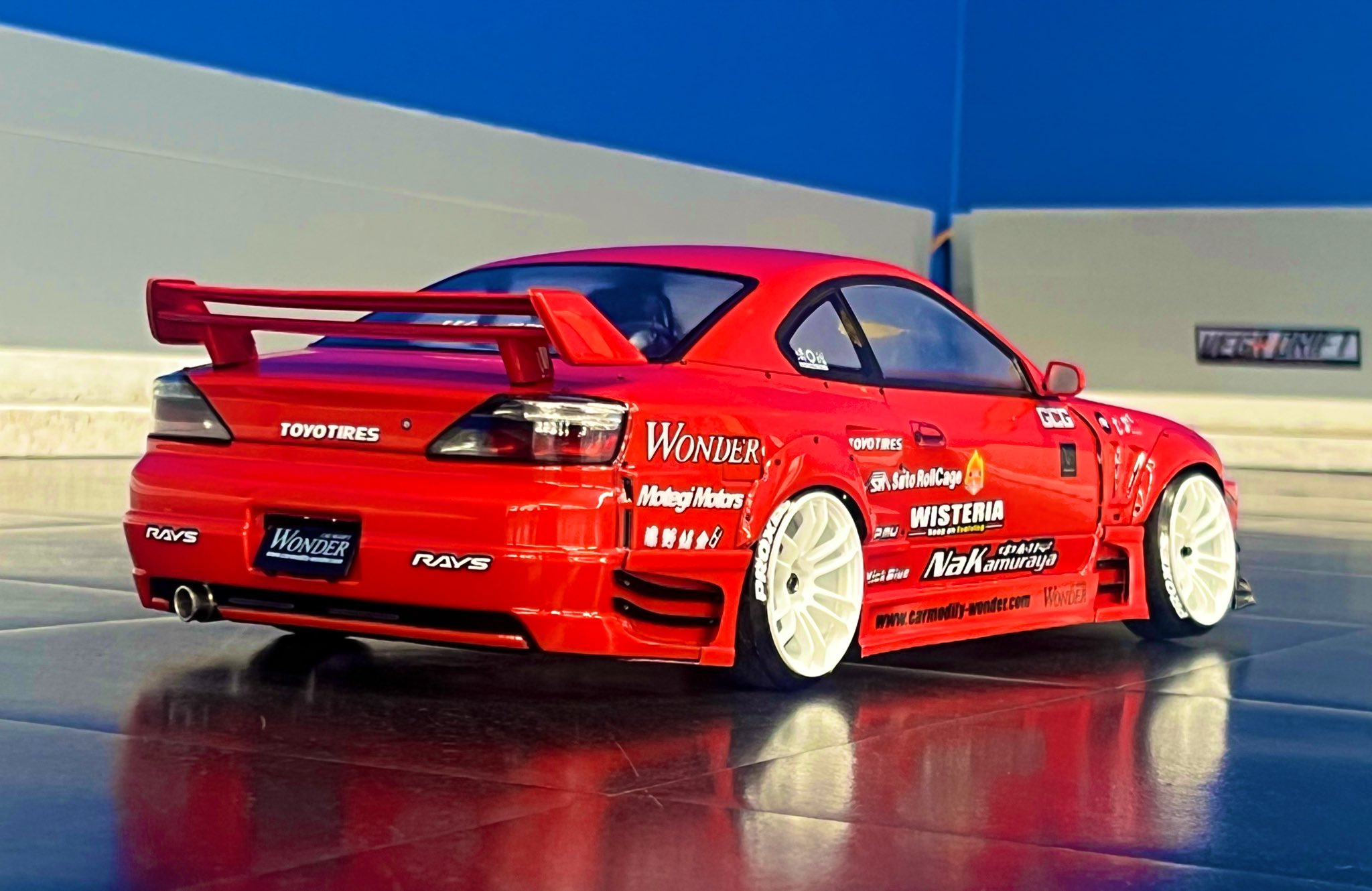 ラジコン S15 Silvia WONDER ボディーセット DB-S15WD ラジコンボディ