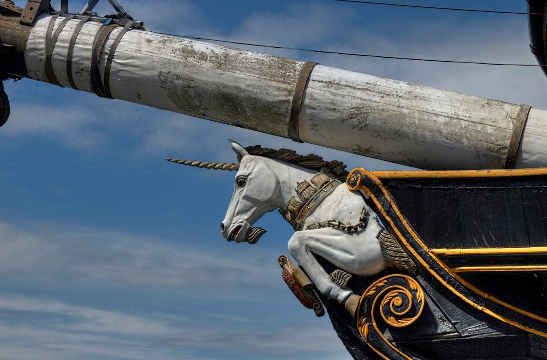 Are you following our friends @HMSUnicornShip? On 30 March 2024, Perth Museum will open its doors and delve into all things Unicorn, but at 46 metres long and with 4 decks, HMS Unicorn is definitely the biggest Unicorn in Scotland! frigateunicorn.org