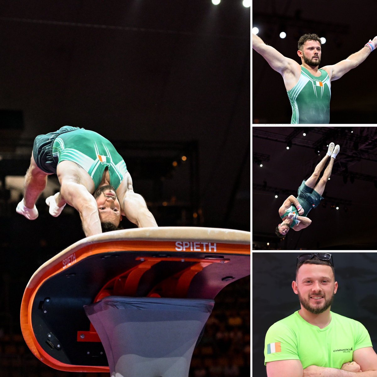 Well done to 🇮🇪 gymnast Dominick Cunningham who finished 7th in today’s Vault final at the 2024 Artistic Gymnastics World Cup in Baku 
💪🏻😎☘️ #GymnasticsIreland #SportStartsHere