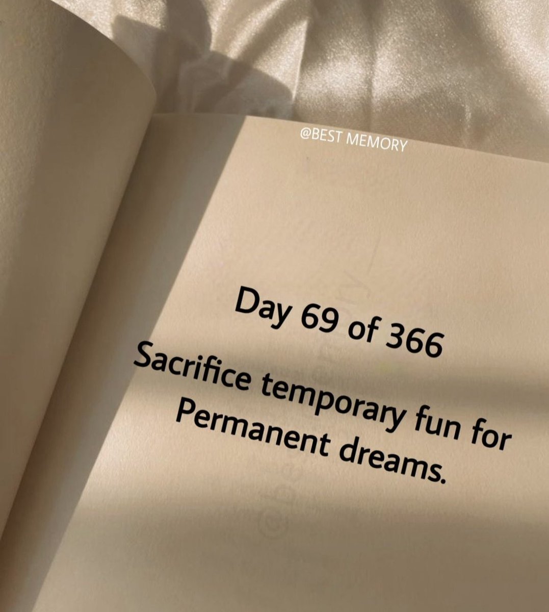 Learn to delay gratification