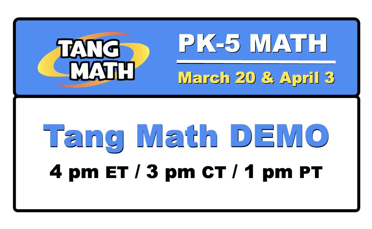 New for 2024-25? Digital assignments that will let teachers diagnose &amp; pinpoint exactly where students need practice, help, and possibly intervention. Student can't subtract with regrouping? Now you will know why and what to do to help. Join us for a DEMO! tangmath.com/demosignup