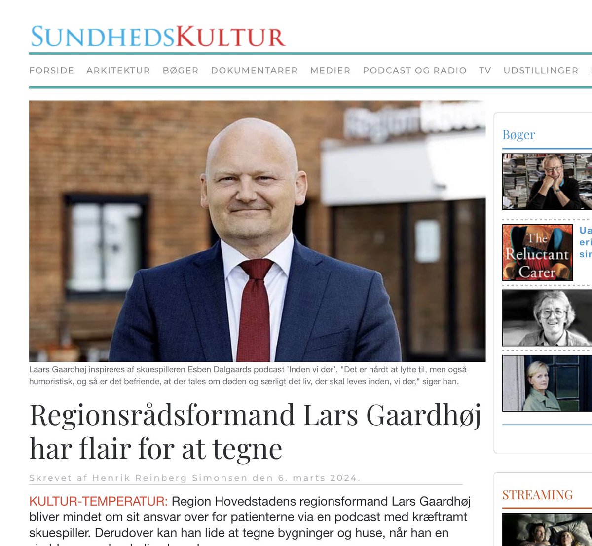 Lars Gaardhøj (@larsgaardhoj) on Twitter photo Hvilken bog vil jeg anbefale? Hvilken podcast lytter jeg mon til for tiden? Læs med og få svarere i anderledes interview her på en stille søndag. Klik her: sundhedskultur.dk/kultur/708-reg… #sundhedskultur #sundpol #dkpol <a href="/Sundhedspolitik/">Sundhedspolitisk Tidsskrift</a> Hvilken bog vil jeg anbefale? Hvilken podcast lytter jeg mon til for tiden? Læs med og få svarere i anderledes interview her på en stille søndag. Klik her: sundhedskultur.dk/kultur/708-reg… #sundhedskultur #sundpol #dkpol <a href="/Sundhedspolitik/">Sundhedspolitisk Tidsskrift</a>