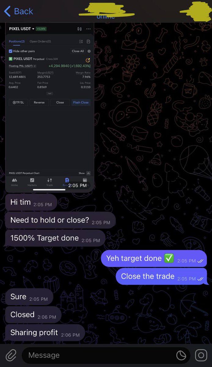 shortsqueezehr's tweet photo. We are doing 50-50 profit share calls see the below results and decide yourself huge profit for my followers contact me for 50-50 profit calls DM me. https://t.co/mgRk0WHtNw #howardroark #btc #Binance #Cryptocurency #cryptotrading https://t.co/kT9z2Clr6H