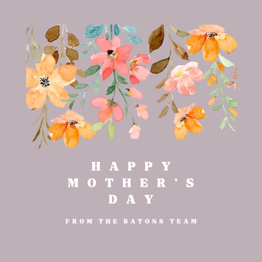 Happy Mother’s Day from all at the Batons team! Mums are the first important woman you embrace in life, and remain the most important throughout your life. This one is for the mums! 👩 #mothersday #mothers #women #queens #batons