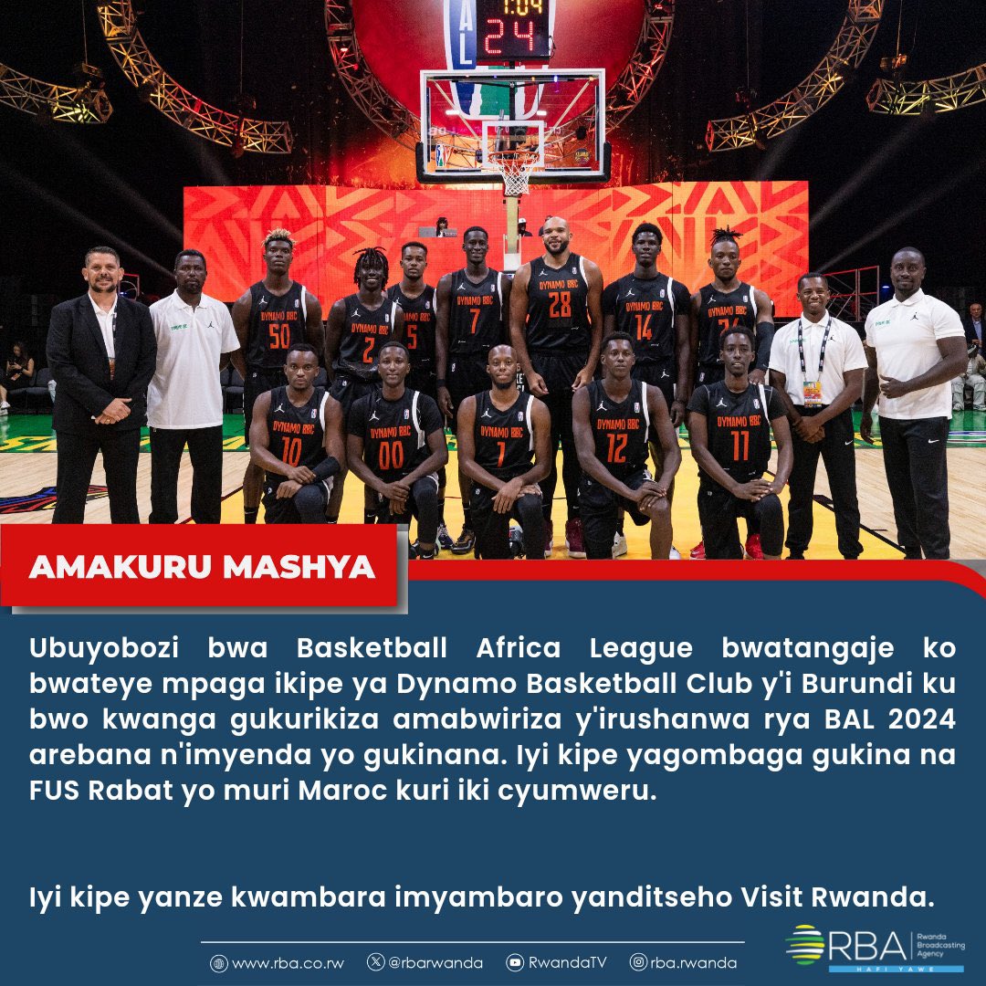 EgidieBibio's tweet photo. Seriously, nifatanije:
Nโumurundi wese utahisemo nabi, udashyigikiye kuvanga ibitavangika.
Nโumukinnyi ufite impano, utarumvaga impamvu zโibyo yategetswe!
Nโumukinnyi ubujijwe amahirwe yo kugaragaza impano nโubuhanga mu kibuga!
โ๐พ Mbegaaa, twimakaze amahoro, twimakaze Ubumwe.
โ๐พ Twubahe abaturusha kureba kure, dutuze twige aho bishoboka ๐๐พ
#VisitRwanda
#BAL4
Still, remember #RwandaIsOpen
Believe me: ๐๐พ
#RwandaWorks