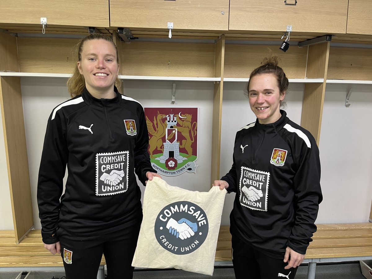 🤝 Don’t forget to pick up a @Commsave bag when you arrive at Sixfields Stadium today! #ShoeArmy 👞