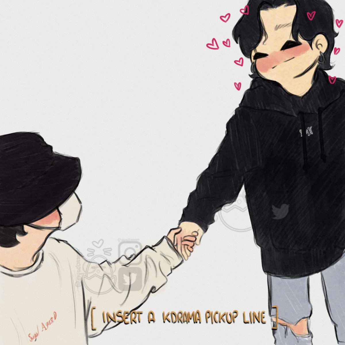 cheesy boy holding hands 🐣🐱
#yoonmin #sujim #슈짐
