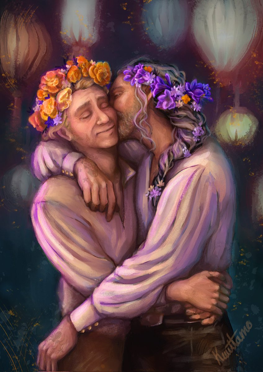 Holy matri- ...matelotage! 💜
Oh my god, they were mateys!

Their happy ever after might have to exists in our heads, art and writing from now on, but it is gonna exist so fucking hard 😭❤️

#ThankYouOFMD #ofmd #OFMDfanart #gentlebeard #OFMDforever