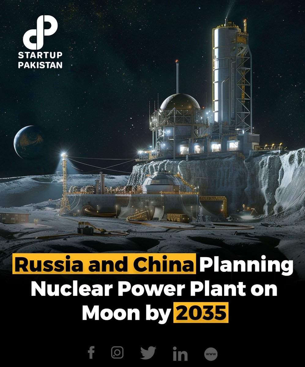 PakStartup's tweet photo. In March 2021, Roscosmos and CNSA solidified their partnership by signing a memorandum of understanding to cooperate on the International Lunar Research Station (ILRS). 

#lunarproject #russia #china https://t.co/a25sKbecIJ