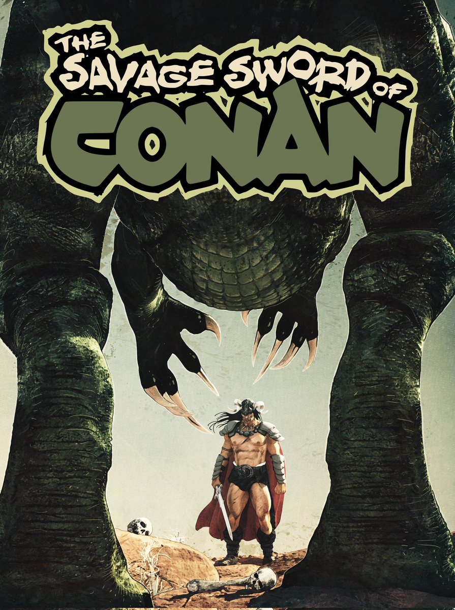 Going full-Conan again. Addicted to the high-adventure. Plus, there are dinosaurs.
🦖💀💋⚔️

#RobertEHoward #ConanTheBarbarian #SavageSwordOfConan #RoyThomas #MaxVonFafner #PatrickZircher #comicbooks #comicbookmagazines 

1comicbooksblog.blogspot.com/2024/03/the-sa…