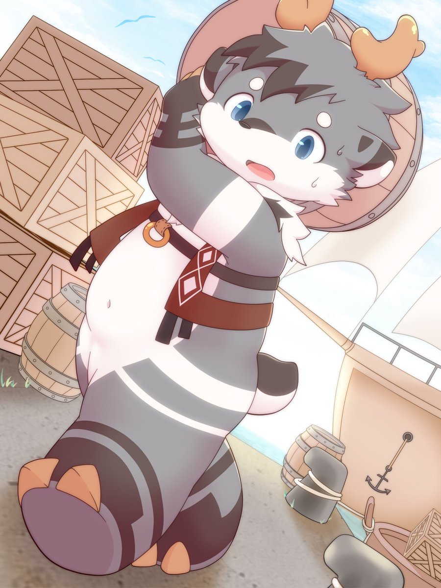 今日も今日とて港は貨物だらけ