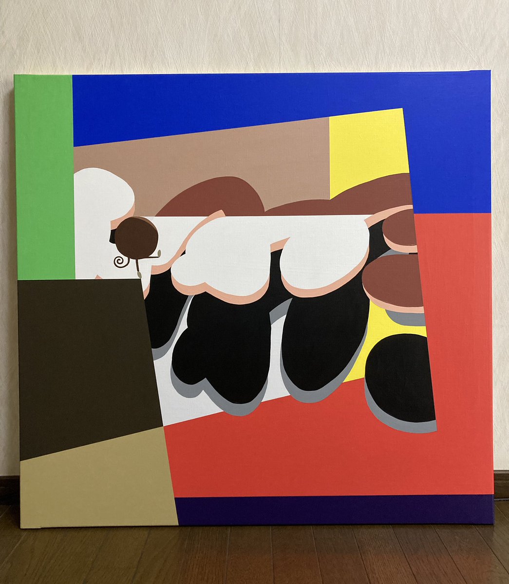 usk1618's tweet photo. これも今までと比べて少し小さいかな
約89×84.8cm

#アート
#アートワーク
#現代アート
#芸術
#グラフィティ
#Japan
#art
#artwork
#contemporaryart
#Popart
#kawaii
#Graffiti https://t.co/S4cOQlUlVX
