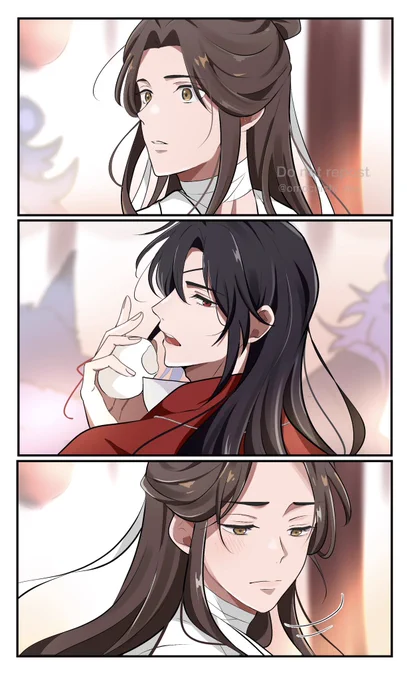 自分の食べかけ饅頭を食べてる時に視線合うってほんと….#TGCF  #天官賜福 