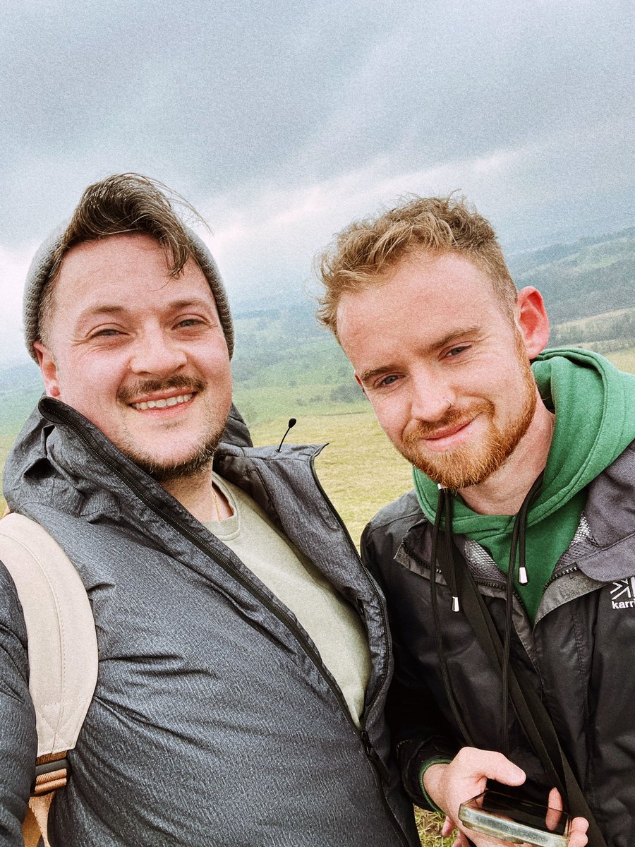 tedjburr's tweet photo. Hiking Weaver Hills yesterday was an experience but I love our adventures. https://t.co/bIvJkIisDT