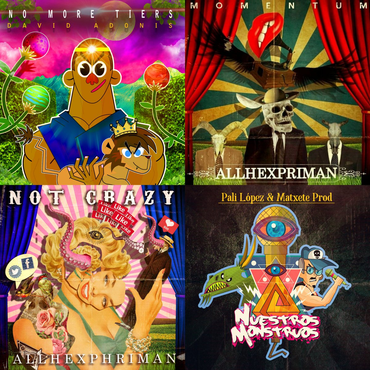 david_kow's tweet photo. Una pequeña muestra de mis trabajos como diseñador gráfico, en. esta ocasión, como ilustrador de portadas de CD.
#collages #cdcovers #diseñográfico https://t.co/MR1byojOIR