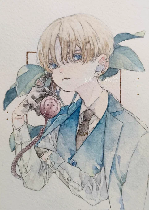 #作風が気に入ったらフォローしてください透明水彩で描いてますよろしくお願いします! 