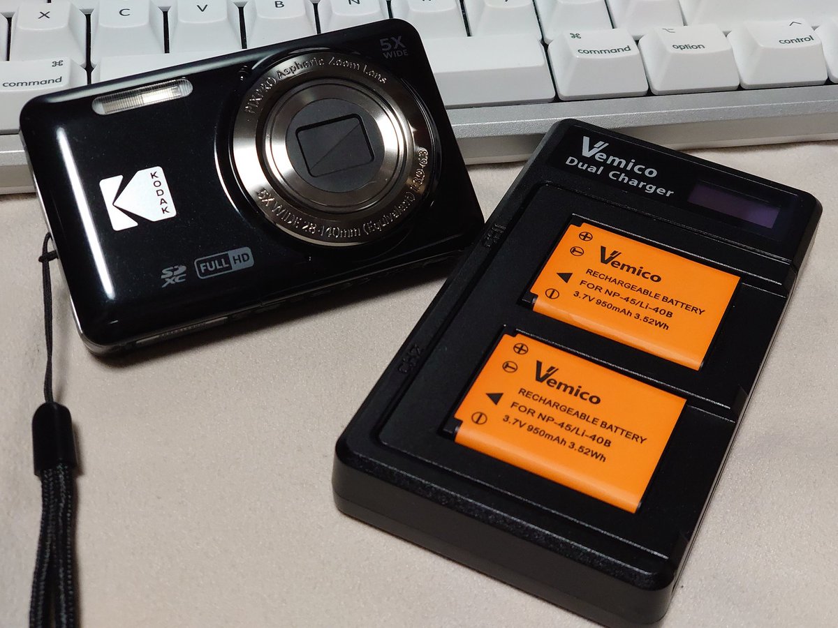 FZ55互換バッテリー…KODAK LB-012では見つかりませんが、どうやらフジ 