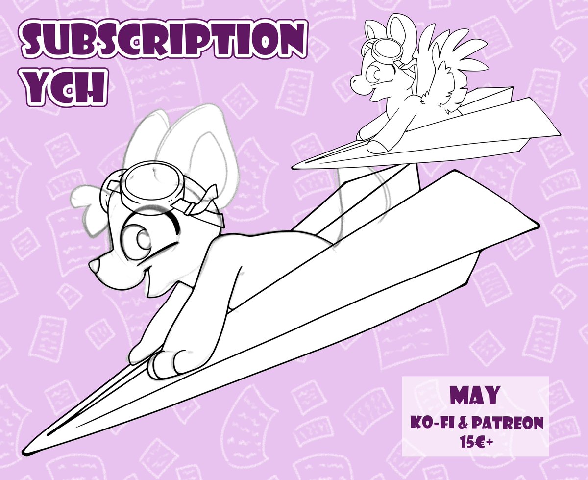 Fwoosh Fwoosh!

This is the patreon YCH for this month.
If you'd like to get it check out the 15€ membership on ko-fi: ko-fi.com/cutepencilcase…