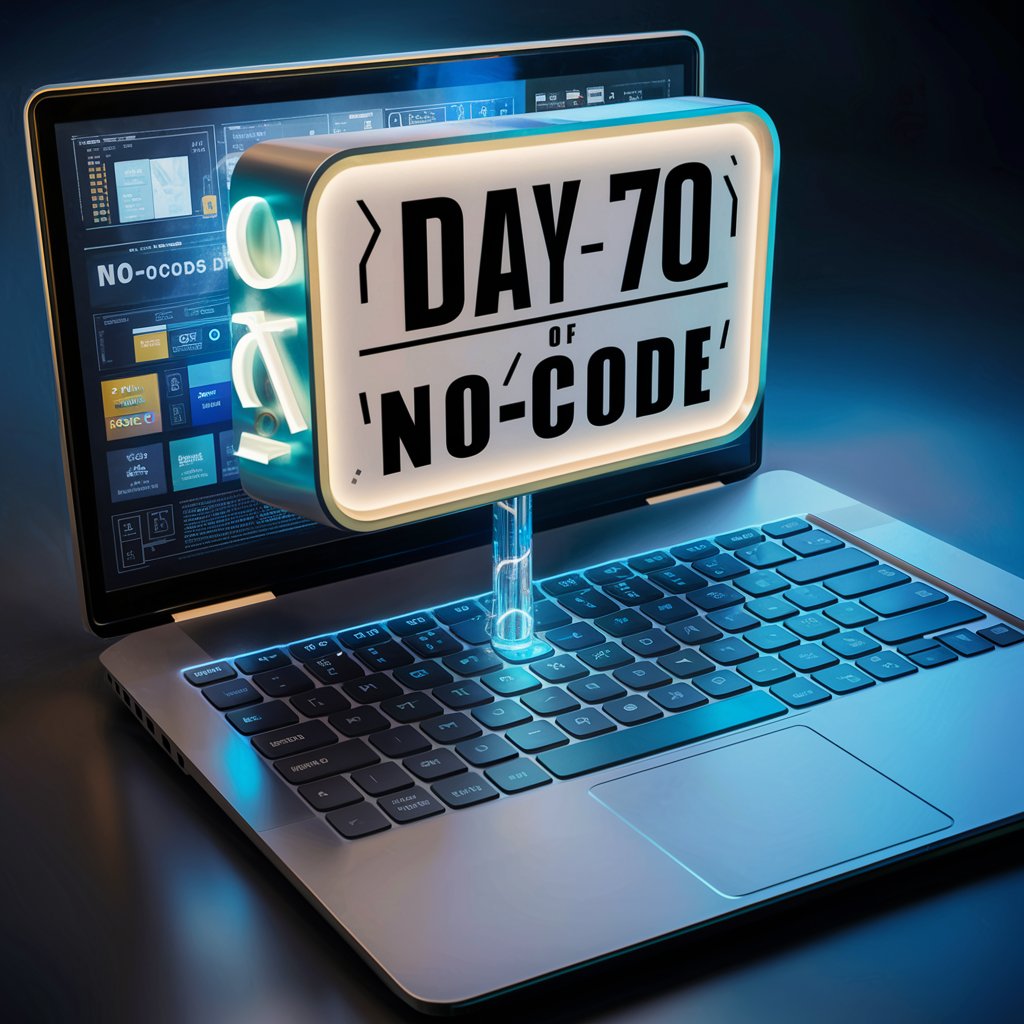 mrsngood's tweet photo. Day 70 of all things #NoCode 

Whoop :) 

#Nocode #LetsBuild #KeepKeepingOn https://t.co/IvOfK1yFly