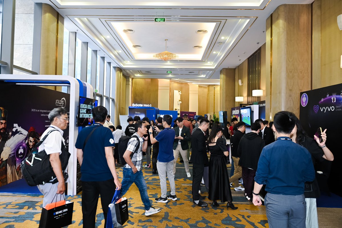 Embark on a visual feast at SEABC! 🌟 Discover the innovation hub in our booth area, where ideas come to life. Engage with cutting-edge solutions, connect with industry leaders, and explore the future of blockchain. Your journey starts here! 🚀🔗 #SEABC