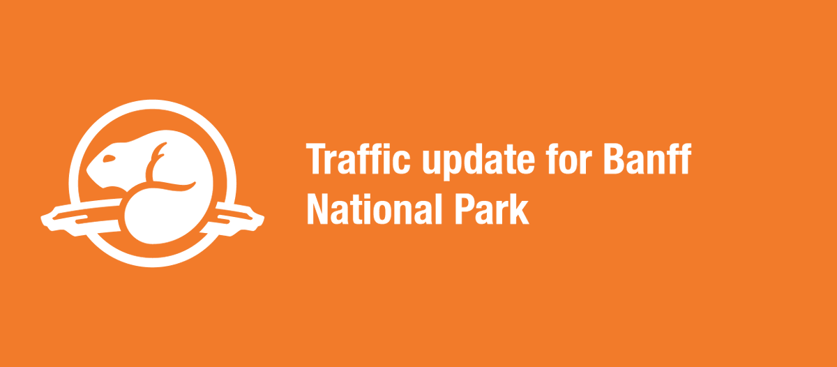 ⚠️ Driving to @BanffNP through the East Gates this week? 🚧👷 1 lane of the highway will be closed while the East Gate gantry sign gets some maintenance over the next few days. No significant delays are expected. Please slow down and follow the directions of the traffic flaggers.