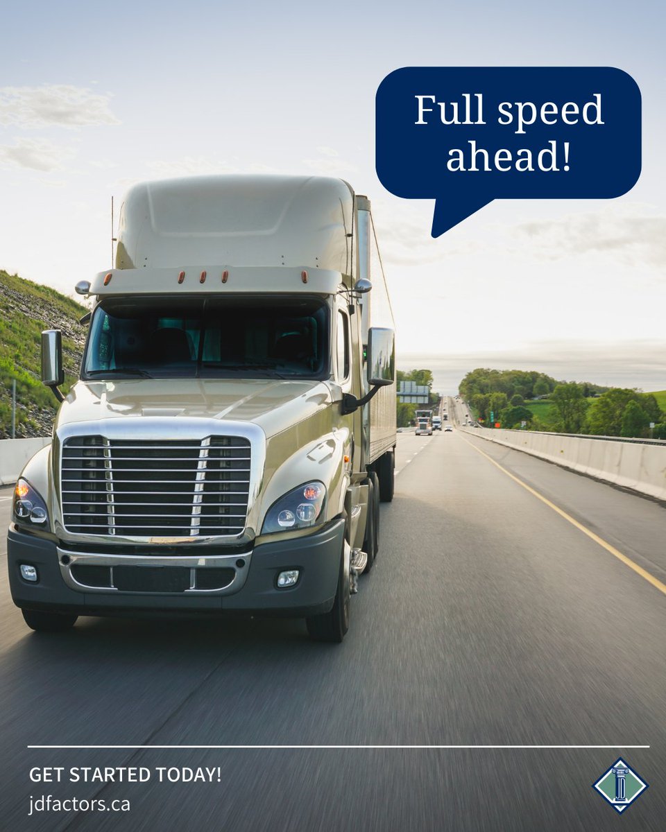 JDFactors's tweet image. Full speed ahead! 🚚

J D Factors lets you operate your business at FULL SPEED! ⚡

Grow your business today with the help of the J D Advantage. 

#JDFactors #Businesstips #FactoringSolutions #BusinessGrowth