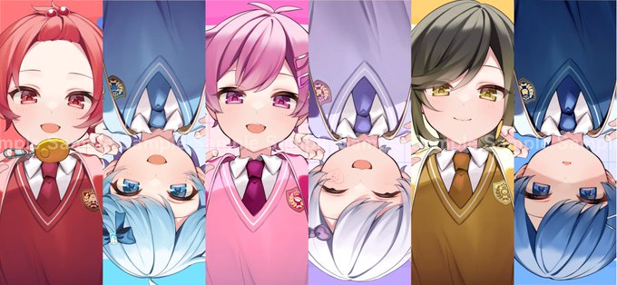 【お知らせ】前回に引き続き、いれいすの皆さまによる「粛聖!! ショタ神レクイエム☆」の等身イラストを担当させていただきました 