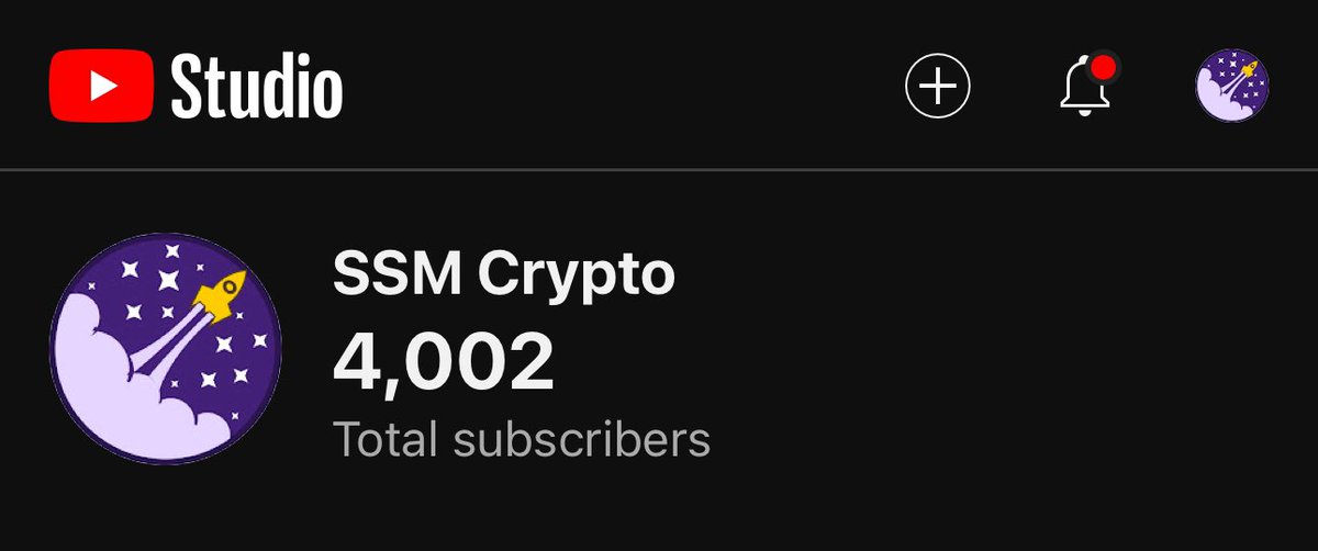 ssm_crypto's tweet photo. I’ve hit 4K Subscribers 🚀🎊
THANK YOU 🙏💖😄 https://t.co/hQGbUNPRvO