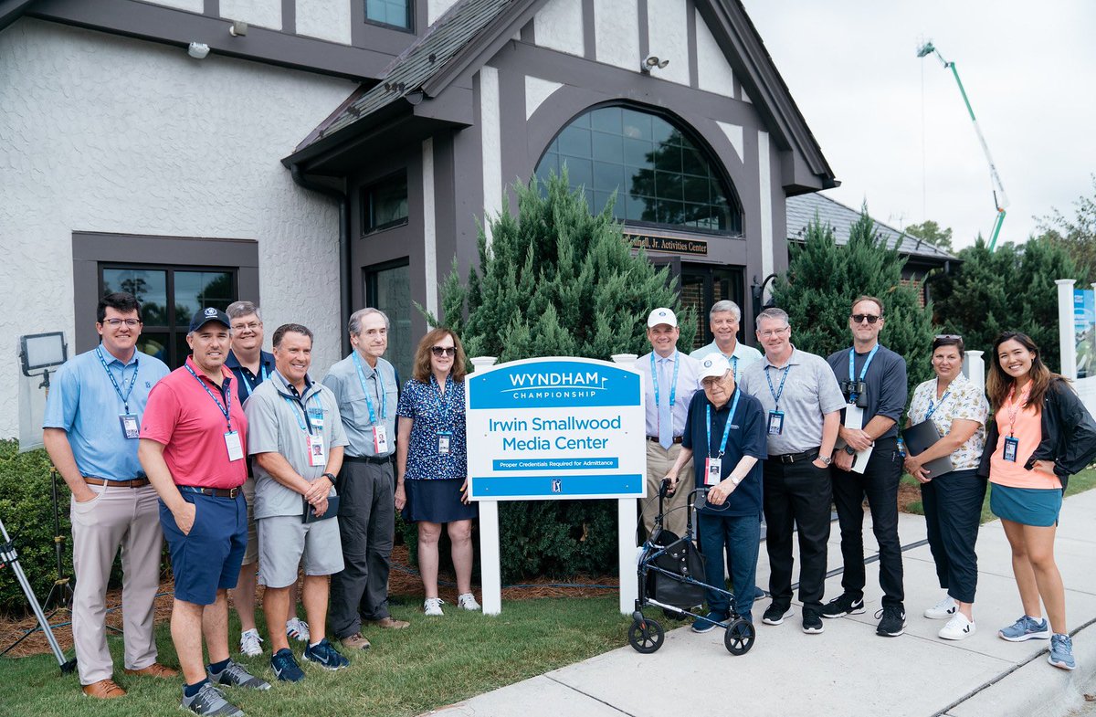 Irwin Smallwood knew them all – from Sam Snead to Arnold Palmer and Gary Player to Charlie Sifford. He witnessed more #WyndhamChamp history, whether at @Sedgefield1926, @StarmountForest or Forest Oaks, than anyone else. He wrote about it, lived it and loved it. We are so sad to…