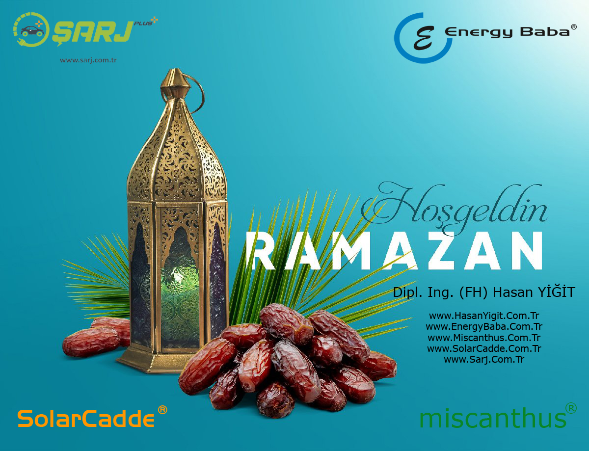 Ramazan Hoşgeldin...
#Ramzan #Ramazan2024 #Ramadan #EnergyBaba #Miscanthus #SolarCadde #Sarj #SarjComTr #ŞarjPlus