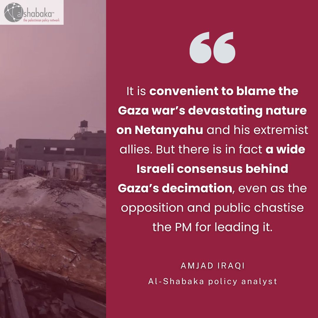 'For decades Israel has employed a series of closures, dedevelopment policies, and military assaults to render the Gaza Strip unlivable. Operation Iron Swords is intended to see that project through.' - By Al-Shabaka analyst & @972mag's @aj_iraqi READ: ow.ly/tnhg50QOSYH