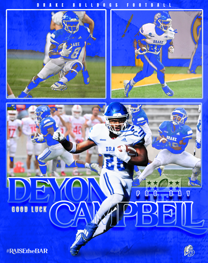 Wishing @deyon_campbell6 Good luck during his Pro Day opportunity in Minneapolis! #RAISEtheBAR