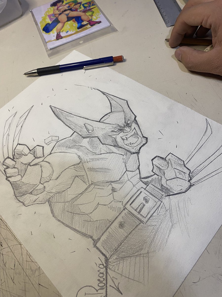 AxRococoart's tweet image. Todavía me acuerdo cómo dibujar en papel .
.
.
.
#wolverine #wolverineanddeadpool #draw #drawing