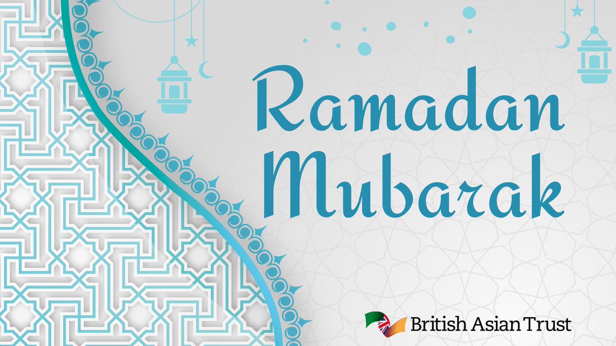 #RamadanMubarak from the #BritishAsianTrust team! We wish all those celebrating Ramadan a blessed month.